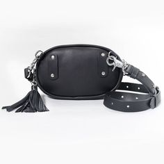 "✥Product Name: Women Leather Belt Bag Hip Pouch Leather ✥Personalization: No ✥Sizing: 2 Options Are Oval and Oval + ✥Oval Shape Size (HxWxD): 11.5cm / 4.6\"x17.5cm / 7\"x5cm / 2\" ✥Oval+ Size (HxWxD):13cm / 5\"x19cm / 5.9\"x6cm / 2.4\" ✥Leather Color: Multiple ✥Leather Type: Italian Leather ✥Assembly: Leather, Fabric, Italian Leather ✥Wallet For: Leather Waist Style Bag, Hip Pouch Oval-shaped bags are pretty common and trendy nowadays. This tefia oval leather belt bag is made with Italian leath Black Belt Bag With Removable Clutch Pouch, Black Leather Bag With Zipper Pouch, Black Crossbody Shoulder Bag For Personal Use, Black Belt Bag With Removable Pouch, Black Bag With Removable Pouch For Personal Use, Black Leather Bag For Personal Use, Black Bag With Zipper Pouch For Personal Use, Black Belt Bag With Zipper Pouch For Everyday Use, Black Zipper Pouch Belt Bag For Everyday Use