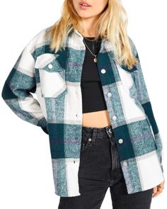 Wardrobe Makeover, Plaid Shacket, Harry Potter Outfits, Bb Dakota, Jackets Online, Teen Fashion Outfits, Fitness Inspo, Teen Fashion, Denim Jacket