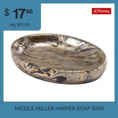 a soap dish is on sale for $ 17 50