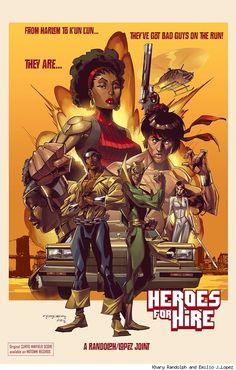 the poster for hero's to hire