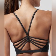 Brand New, Never Worn! Super Cute + Perfect Amount Of Coverage For Surfing, Paddle Boarding, Or Chasing After Kiddos! Xs Black Athleisure Sports Bra With Multiple Straps, Athleisure Sports Bra With Multiple Straps For Gym, Athleisure Sports Bra With Multiple Straps For Yoga, Athleisure Sports Bra With Multiple Stretch Straps, Athleisure Sports Bra With Multiple Straps For Workout, Sporty Sports Bra With Multiple Straps For Yoga, Stretch Sports Bra With Multiple Straps And Cross Back, Fitted Yoga Bra With Straps, Sporty Fitted Strappy Sports Bra