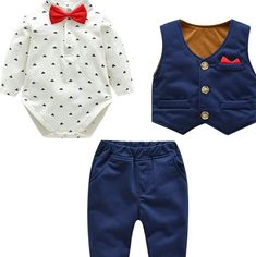 Boys Formal Suit, New From Amazon And Never Worn Size States 9-12, But Runs Big Gentleman Suit, Boys Waistcoat, Bow Tie Shirt, Gentleman Outfit, Dress Vest, Baby Boy Clothes Newborn, Newborn Baby Boy, Romper Suit, Baby Outfits