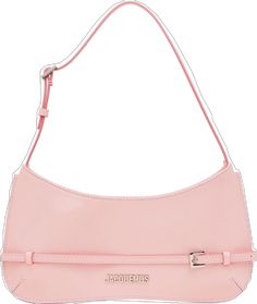 Chic Pink Business Shoulder Bag, Modern Pink Shoulder Bag With Metal Hardware, Pink Crossbody Shoulder Bag With Palladium Hardware, Modern Pink Shoulder Bag For Business, Formal Shoulder Bag With Buckle Closure, Pink Shoulder Bag With Metal Hardware For Evening, Everyday Pink Shoulder Bag With Silver-tone Hardware, Pink Shoulder Bag With Silver-tone Hardware For Everyday, Modern Pink Shoulder Bag With Adjustable Strap