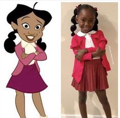 Penny Proud Costume, Character Day Ideas, Character Day, Black Cosplayers, Transitioning Hairstyles, Cute Halloween Costumes, Dark Skin Women, Halloween Costumes For Girls