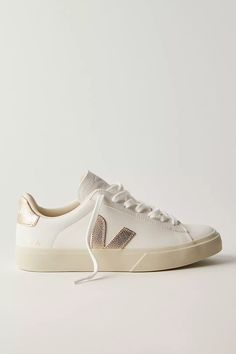 Veja Campo Sneakers | Free People Veja Gym Shoes, Preppy Shoes Veja, Stockholm Style Shoes, Gold Sneakers Outfit, Veja Sneakers Outfit, Shu Shop Sneakers, Tenis Veja, European Sneakers, Veja Campo Sneakers