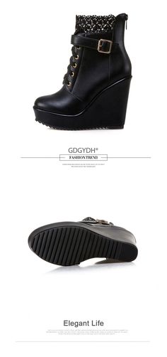 SPECIFICATIONSis_handmade: YesWith Platforms: YesUpper Material: PUToe Shape: Round ToeStyle: Office LadySize euro: 34.35.36.37.38.39.40.41.42.43Shoes: Women Shoes Black Platform Ankle BootsShoe Width: Medium(B,M)Shaft Material: PUSeason: Spring,Autumn,WinterSeason: Spring/AutumnPlatform Height: 3.5cmPlatform Height: 3-5cmPattern Type: SolidOutsole Material: RubberOrigin: Mainland ChinaOccasion: Dress,Office,Worker,PartyModel Number: GdgydhLining Material: Short PlushItem Type: BootsInsole Mater Party Wedge Boots With Round Toe, Formal Wedge Heel Platform Boots, Formal Spring High Heel Wedge Boots, Spring Formal High Heel Wedge Boots, Elegant Wedge Boots With Platform And Round Toe, Elegant High Heel Platform Wedge Boots, Elegant Formal Wedge Boots With Platform, Women Shoes Black, Black Platform Wedges