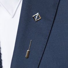 "Crafted in solid 14K Gold, this simple yet stylish lapel pin studded with natural diamonds makes for a perfect gift for the amazing males in your life, for whom finding a gift is almost impossible! * Diamond Wt : 0.14Ct * Color/Clarity Grade - H-I, Vs-Si Purity * Gold - 1.8g, 14K Solid Yellow Gold * Dimension of the design : 12mm x 12mm * Total Length - 2.3\" (approx) * Pin - 18 gauge (1.2 mm) Gold Lapel Pin - Stick Pin for Men - Coat Hat Tie Pin - Gifts for Father Brother Husband If you like t Diamond Lapel Pins For Men, Coat Pin For Men, Tie Pins For Men, Classic Silver Lapel Pin For Business, Classic Brooch For Business, Classic Business Brooch Jewelry, Elegant Business Lapel Pin Brooch, Classic Formal Jewelry With Diamond Markers, Luxury Silver Pins For Formal Occasions