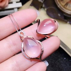 Welcome to Elegant Art Jewelry!  Stone: Natural Rose Quartz Stone Size: ( 13mm×18 Pendant ), ( 12mmx16mm Ring ) Side Stone: Zircon Metal: 925 Sterling Silver Personalization: 9K/14K/24K/GOLD/SILVER/PLATINUM/ROSE-GOLD/WHITE GOLD. (Contact me)  Rose Quartz Pendant, Rose Quartz Cuff Pendant, 925 Sterling Silver Pendant, Oval Shape Pendant, Rose Quartz Pendant, Rose Quartz Engagement, Open Design Pendant, Rose Quartz Oval, Rose Quartz Natural, Pink Rose Quartz, Pink Rose Quartz, Gemstone Pendant, Ro Pink Cabochon Jewelry For Anniversary, Round Rose Jewelry For Valentine's Day, Rose Colored Round Jewelry For Valentine's Day, Rose-colored Round Jewelry For Valentine's Day, Rose Gemstone Jewelry As A Gift, Rose Gemstone Jewelry For Gift, Rose Colored Round Jewelry For Mother's Day, Round Rose-colored Jewelry For Mother's Day, Rose-colored Round Jewelry For Mother's Day