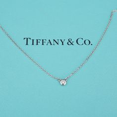 Tiffany & Co. Peretti Diamond DBTY Necklace Pendant Sterling Silver 16" NS2176 Necklace Tiffany & Co., Tiffany Necklace Medium, Tiffany And Co Silver Necklace, Tiffany Inspired Necklace, Tiffany And Co Necklace Tiffany & Co., Tiffany And Co Pearl Necklace, Classic Charm Necklaces With Clavicle Chain For Formal Occasions, Classic Clavicle Chain Charm Necklace For Formal Occasions, Classic Clavicle Chain Charm Necklace For Formal Events