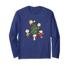 peanuts around the christmas tree t - shirt