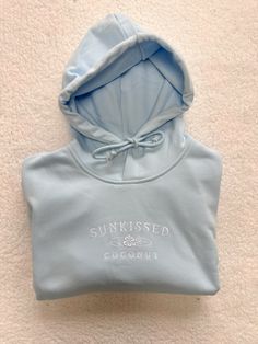 Clearwater Blue Matching Logo Collection - Sunkissedcoconut Light Blue Clothing, Cute Lululemon Outfits, Sunkissed Coconut, Cami Outfit, Preppy Tops, American Flag Hoodie, Blank Apparel, Casual Preppy Outfits, Cute Preppy Outfits