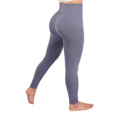 High Waist Leggings for Women Soft Stretchy | Moon Wood Gray High Waist Stretch Yoga Pants, High Waist Micro-elastic Yoga Pants For Training, Breathable Micro-elastic Athleisure Leggings, Solid Breathable Elastane Leggings, Breathable Elastane Leggings, Gray Elastic Elastane Leggings, Gray Micro-elastic Elastane Leggings, High Waist Micro-elastic Tights For Training, Micro-elastic High Waist Sporty Leggings