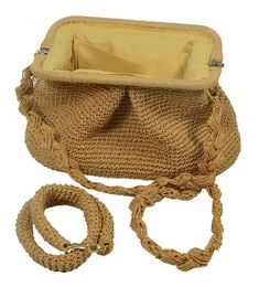 Handmade Straw Crochet Bag - 20x30x11 cm Elevate your style with our exquisite handmade crochet bag in a rich, warm tan. This beautifully crafted bag features a timeless crochet design that blends artisanal charm with modern elegance. Key Features: Color: Staw Brown Dimensions: 20 cm x 30 cm x 11 cm (approx. 8" x 12" x 4.5") Material: High-quality yarn Design: Hand-tied crochet for a unique and stylish appearance Versatility: Perfect for daily use, casual outings, or as a chic accessory for any Raffia Crochet Bag, Raffia Crochet, Crafted Bag, Handmade Crochet Bags, Chic Accessories, Bag For Women, Crochet Designs, Handmade Crochet, Crochet Bag