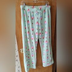 Never Worn Fleece Cupcake Sleep Pants. By No Boundaries. Polyester. Size Large 11/13. Green Long Pants For Bedtime, Sleep Pants, No Boundaries, New Woman, Boundaries, Women's Intimates, Pink And Green, Cupcake, Pajamas