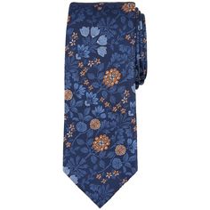 Show off your sense of style with this floral men's skinny tie from Bespoke. Floral design 2.5-inches wide Narrow width complements slim, modern dress apparelFABRIC & CARE Polyester Spot clean only Imported Size: One Size. Color: Navy Harrison. Gender: male. Age Group: adult. Ties For Navy Blue Suits, Blue Floral Print Suit And Tie Accessories For Business, Classic Fitted Ties With Floral Print, Fitted Blue Floral Suit And Tie Accessories, Patterned Fitted Ties For Business, Classic Fitted Floral Print Ties, Business Ties With Floral Print, Fitted Blue Standard Tie, Blue Business Ties For Spring