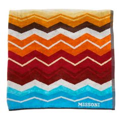 missoni beach towel with multicolored waves