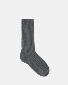 Luxury from all angles (even your socks). These are made from a premium cashmere, the ribbed texture makes these AllSaints socks super comfy for everyday wear. Complete with a jacquard label – add them to your rotation.  Boot socks Cashmere fabrication Jacquard label on the bottom of the sock welt Ribbed Cashmere Socks, Over The Knee Socks, Boot Print, Ribbed Texture, Going Out Outfits, Boot Socks, Grey Women, Leather Belts, Denim Outfit