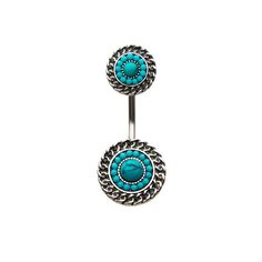 PRICES MAY VARY. Tribal Chain Swirl Bead Centered Belly Button Navel Ring Made of Stainless Steel 14GA (1.6mm) Thickness 7/16" (11.2mm) Barbell Length Available in Multiple Colors! Navel Ring, Ring Turquoise, Body Jewelry Piercing, Navel Rings, Turquoise Rings, Belly Button, Piercing Jewelry, Body Jewelry, Shoes Jewelry