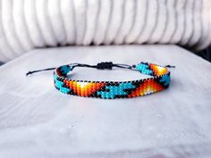 Bead Loom Bracelet, Beaded Bracelet, Handmade Bracelet, Seed Bead Bracelet - Etsy