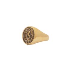 Inspired by the wax seals traditionally used by European royalty, this ring symbolizes status and power. Uniquely designed with a lion crest, it will add a touch of sophisticated elegance to your outfit. MATERIAL *Please note: Ring design has imperfections and dents to give the ring a vintage look as if it were passed down as a wax seal. No Green Skin Guarantee® Solid Lion Wax Seal Ring Plated with 7 Microns of Genuine 18 Karat Yellow Gold Surgical & Military Grade 316L Stainless Steel SIZE Ring Wax Seal Ring, Lion Crest, Ring Plate, Seal Ring, Green Skin, Gold Lion, European Royalty, Gold Gifts, Ancient Coins