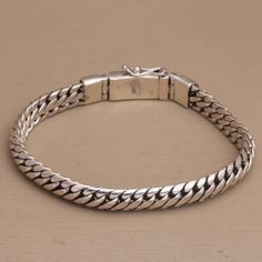 Man Gold Bracelet Design, Mens Sterling Silver Bracelets, Mens Chain Bracelet, Bracelets Ideas, Mens Bracelets, Arm Jewelry, Mens Bracelet Silver, Mens Gold Bracelets, Gold Chains For Men