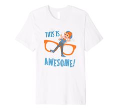 PRICES MAY VARY. Officially Licensed Blippi Apparel for Men, Women, Boys, and Girls – Blippi T-Shirts; Classic Blippi T-Shirts; Vintage Classic Blippi T-Shirts; Christmas Apparel 22M8BC00001A-001 This premium t-shirt is made of lightweight fine jersey fabric Fit: Men’s fit runs small, size up for a looser fit. Women’s fit is true to size, order usual size. Blippi Shirt, Christmas Apparel, Shirts Vintage, Fit Men, Shirt Ideas, Christmas Outfit, Branded T Shirts, Jersey Fabric, Top Styles