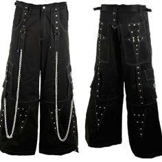 Men Black Cargo Punk Buckle Zips Chain Strap Trousers Trip Pantthe Product Is A Pair Of Gothic-Style Cargo Pants For Men, Made Of Cotton Fabric With Ankle-Length And Pleated Front. It Features A Buckle Closure, Strap Accents, And Zips And Chains. The Pants Have A Skinny Fit And A Flat Front, With 5-Pocket Design And Solid Pattern. They Are Easy To Care For But Require Dry Cleaning. The Pants Are Suitable For Party/Cocktail Occasions, Vintage Style, And Bdsm Subculture. The Product Line Is Darkro Gothic Pants Mens, Gothic Clothes For Men, Punk Trousers, Goth Pants, Tripp Pants, Gothic Pants, Goth Guys, Cargo Pants For Men, Punk Pants