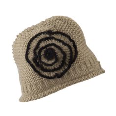 Women's Spiral Flower Knit BeanieMade of 100% acrylic.One size fits most for ladies, fitting up to XL.Adult/Female.Crown measures 7 inches deep and 9 1/2 inches wide.Brim measures 1 1/2 inches long.Hand wash only.Imported. Plain in design, it is a short knitted beanie.Constructed from stretchable and flexible material, ensuring comfortable fit for most ladies.Crown of beanie is accentuated with a large spiral shaped flower.Rollable brim.Our designed short beanie is great for snow boarding, outdoor activities, and during cool seasons.Fall and Winter Season.Soft, thick and warm material.9 1/2 (W) X 8 1/2 (L) X 1/2 (H) inches.Available in different colors and styles. Fitted Crochet Yarn Hat, Soft Knit Yarn Crochet Hat, Soft Knit Crochet Hat, Spiral Flower, Short Beanie, Spiral Shape, Plain Shorts, Sticker Patches, Knit Beanie Hat