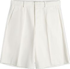 White Bottoms With Built-in Shorts For Work, Classic Formal Shorts For Spring, Formal Classic Shorts For Spring, Classic White Bottoms With Built-in Shorts, Formal Shorts For Summer, Classic Bermuda Shorts With Welt Pockets For Spring, Tailored Classic Shorts For Spring, Classic Summer Bermuda Shorts, White Bermuda Pants For Spring