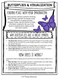 VISUALIZATION ACTIVITIES & CRAFT - Coping Skills Toolbox - Play Therapy Coping Skills Toolbox Ideas, Visualizing Activities, Letter To Students, Coping Skills Activities, Therapy Interventions, Play Therapist, Counseling Activities, Emotional Resilience, Play Therapy