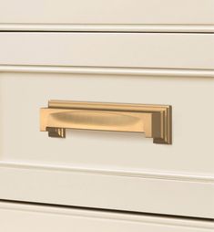 a close up of a drawer handle on a cabinet