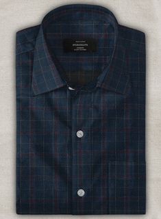 Make mornings a little easier with our Plaid Corduroy Shirt. 
 
 Leaning towards casual but capable of taking on a more laid-back day at the office, the shirt is crafted in cotton, giving a textured character to the navy check. Relaxed custom fit with good room for movement creating a comfortable and relaxed silhouette. 
 Made according to your measurements for the special you. 
 
 Pamper yourself, get this shirt made exclusively for you now!