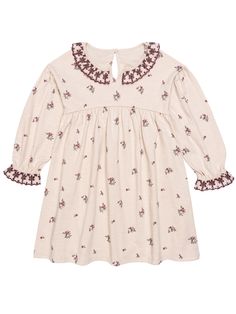 Modern Moments by Gerber Toddler Girl Dress with Neck Ruffle and Embroidery, Sizes 12 Months - 5T - Walmart.com Long Sleeve Cotton Dress For Playwear, Disney Princess Toddler, Girls Ruffle Dress, Toddler Girl Dress, Ruffle Sleeve Dress, Wardrobe Inspiration, Puffed Sleeves Dress, Toddler Girl Dresses, Neck Ruffle