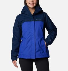 Adapt to unpredictable weather mid or post-hike. This versatile, warm, and waterproof jacket easily zips between the outer shell and Sherpa fleece liner, while more adjustable details help you fine-tune the fit. Blue Waterproof Winter Windbreaker, Winter Blue Waterproof Windbreaker, Blue Waterproof Windbreaker For Winter, Blue Outdoor Outerwear With Detachable Hood, Blue Functional Outerwear With Detachable Hood, Functional Blue Outerwear With Detachable Hood, Blue Weatherproof Outerwear For Outdoor Activities, Weatherproof Blue Outerwear For Outdoor Activities, Blue Windproof Outerwear For Outdoor Activities