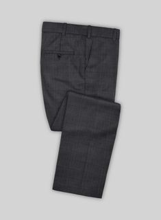 For the modern connoisseur who values both style and ease, presenting our Napolean Gatsby's Charcoal Glen Wool Pants that speak volumes for boardroom meetings to upscale soirees. Tailored from a wool blend, our pants with striking bright gray-charcoal check designs transition seamlessly with easing comforts in every stylish moment. Own the room, own the moment – with pants that epitomize timeless elegance and contemporary flair.  Look Includes    Napolean Gatsby's  Charcoal Glen Wool  Fabric  Cr Check Designs, Grey Tweed Suit, White Linen Suit, Fabric Cross, Flannel Suit, Herringbone Jacket, Italian Suit, Beige Suits, Black Chinos