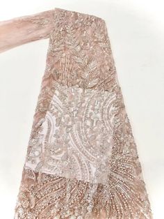 Beaded Fabric, Fabric Beads, Tulle Lace, Wedding Party Dresses, British Indian, Lace Fabric, Party Wedding, Quality Fabric, Beading