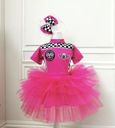 Fitted Tutu Dress For Halloween Dress-up, Pink Halloween Tutu Party Dress, Pink Halloween Party Tutu Dress, Pink Tutu Dress For Halloween Party, Pink Fitted Tutu Dress For Halloween, Fitted Fun Party Costume, Fun Fitted Tutu Dress For Party, Playful Fitted Costume For Party, Playful Fitted Party Costume