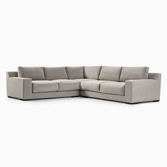 Dalton 3-Piece L-Shaped Sectional West Elm Couch, L Sectional, Shea Homes, Contemporary Sectional, Sectional Sofas Living Room, Sectional Sofa With Chaise, Sofa With Chaise, Modern Sofa Sectional, Sectional Sofa Couch