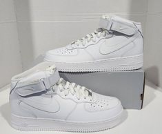 White Af1, Af1 Mid, Mha Dr, Nike Air Force 1 Mid, Air Force 1 Mid, Nike Air Force 1, Air Force 1, Nike Air Force, Air Force