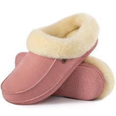 PRICES MAY VARY. MOCCASIN DESIGN & SIZE TIPS: Featuring a semi-open collar for easy slip-on convenience, our slippers cater to the one-step comfort you seek. However, due to the thick plush lining, they may make you feel a little tight when you first put them on. Please give them enough time to fit your feet COMFORTABLE MATERIALS: Crafted with a microsuede upper, plush faux shearling lining, and faux wool collar, our house shoes offer both durability and warmth. Designed to withstand dirt and we Indoor Outdoor House, Ladies Slippers, Outdoor House, Fuzzy Slippers, Walking On Clouds, Moccasins Slippers, Shoe Gifts, Soft Pillows, House Shoes