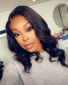 Totally hooked by this lovely appearance!!🙌 It's definitely my dream hair!!💖💖 Hair: Luvme Hair Fabulous 5x5 lace glueless closure lace wig 16"🎉 Video from hairstylist💃 @slayedbyange Quick Weave Hairstyles Bobs, Frontal Wig Body Wave, Quick Weave Hairstyles, Hair Wigs For Women, Quick Weave, Body Wave Hair, Wave Hair, Frontal Wig, Wigs For Women