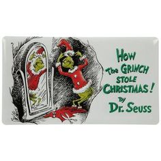 the grinch stole christmas by dr seuss magnet