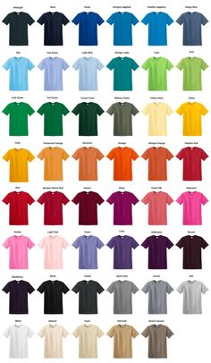 Custom design T-Shirts, Vacation Shirts, Any Occasion, Fun Gift Idea, FREE SHIPPING Tshirt Colors Ideas, Color Palette For Tshirt Design, Colorful T Shirt Design, Unisex T Shirt Design, Predental T Shirts, T Shirt Colors Ideas, Customized T Shirts, Customizable Multicolor Cotton T-shirt, Customizable Green Short Sleeve T-shirt