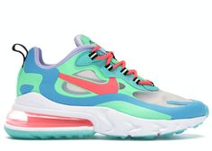 Womens Nike Air Max 270, Nike Air Max 270 React, Trendy Shoes Sneakers, Air Max 270 React, Kicks Shoes, 270 React, Nike Air Shoes, Nike Shoes Cheap, Cute Sneakers