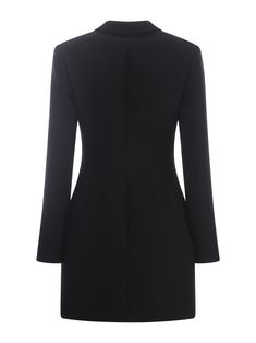 100% polyester Classic Fitted V-neck Blazer Dress, Luxury V-neck Mini Dress For Night Out, Tailored Black V-neck Dress, Classic Tailored V-neck Dress, Fitted V-neck Blazer Dress For Formal Occasions, Dressy Fitted V-neck Blazer Dress, Tailored V-neck Dress For Night Out, Fitted V-neck Blazer Dress For Cocktail, Chic Tailored V-neck Mini Dress