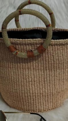 Sisal Bags, Handmade Wooden Toys, Mini Bag