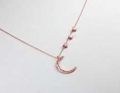 However successful you are, there is no substitute for a close relationship. We all need them.My friend is my star.The stars don't look bigger, but they do make our life brighter. Rose gold moon star necklace. couple gift,mother daughter wife presents,lovers, best friends jewelry, ** Rose Gold filled chain and clasp * Glossy rose gold Plated CZ Moon , size: 16 x 23mm *Sweet star bead: 4x4 mm Add more star option is availavle Jewelry Maintenance Tips --Individually wrapped --soft cloth wipe --avo Rose Gold Celestial Jewelry With Star Charm, Celestial Rose Gold Jewelry With Star Charm, Celestial Rose Gold Moon Phase Necklace, Celestial Style Rose Gold Round Pendant Necklace, Rose Gold Celestial Necklace With Moon Phase, Celestial Rose Gold Necklace With Moon Phase, Celestial Rose Gold Round Pendant Necklace, Celestial Rose Gold Round Pendant Necklaces, Celestial Rose Gold Star Jewelry