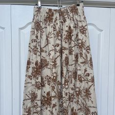 Reposhing This Item I Purchased From @Yaksmuse. Tags Removed But Never Worn! Brand New Beige Tiered Maxi Skirt With Floral Print, Beige Floral Print Tiered Maxi Skirt, Beige Floral Print Tiered Skirt, Beige Floral Print Skirt, Beige Floral Print Midi Skirt, Beige Floral Print Long Skirt, Long Cream Skirt With Floral Print, Vintage Beige Flowy Skirt Bottoms, Vintage Beige Flowy Skirt