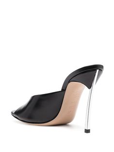 Casadei 110mm heeled mules - Black