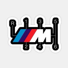 the bmw m logo sticker